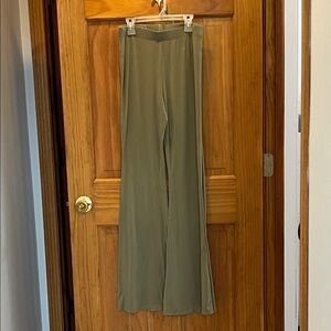 Forever 21 Sage Green Flare Pants